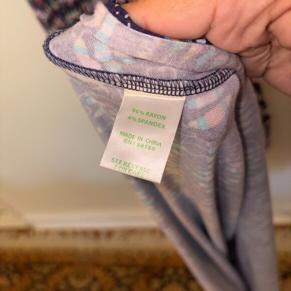 Lilly Pulitzer Sloane Maxi Dress in Oh Buoy - size Large - Strechy Soft Nautical - Picture 5 of 8